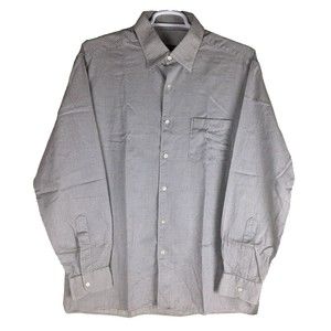 Ermenegildo Zegna Mens Checkerd Long Sleeve Button Down Shirt size 2X